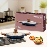 Appam Patra with Side Handle and Glass Lid