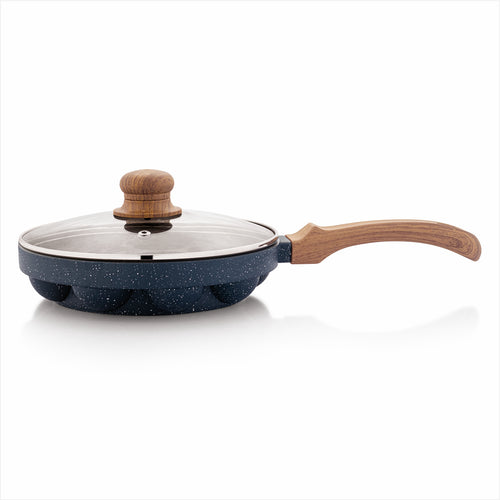 Appam Patra with Long Handle and Glass Lid