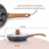 Appam Patra with Long Handle and Glass Lid
