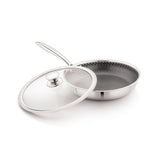 Honeycomb Frypan with Glass Lid