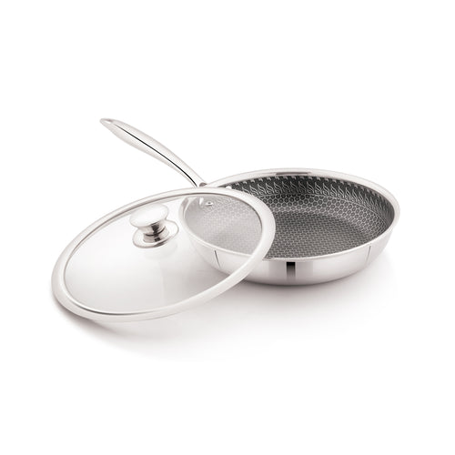 Honeycomb Frypan with Glass Lid