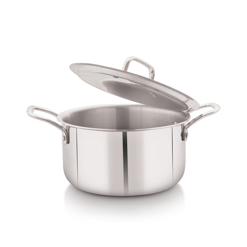 Casserole with Stainless Steel Lid